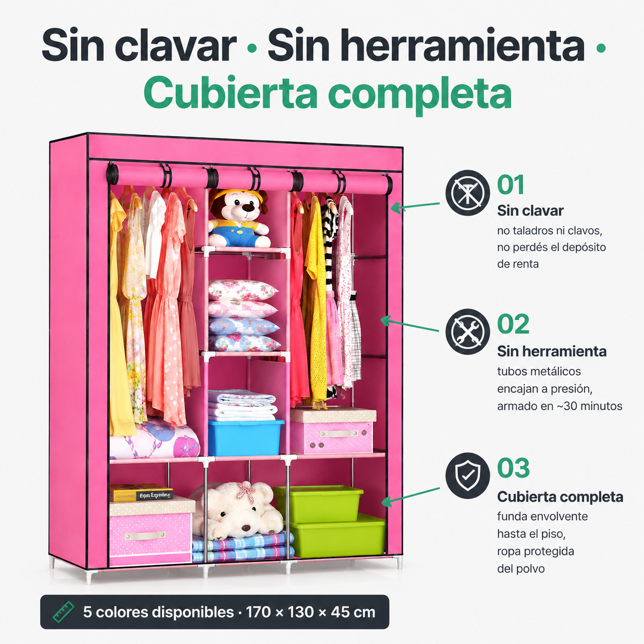 Closet Armario Pegable — vista 3