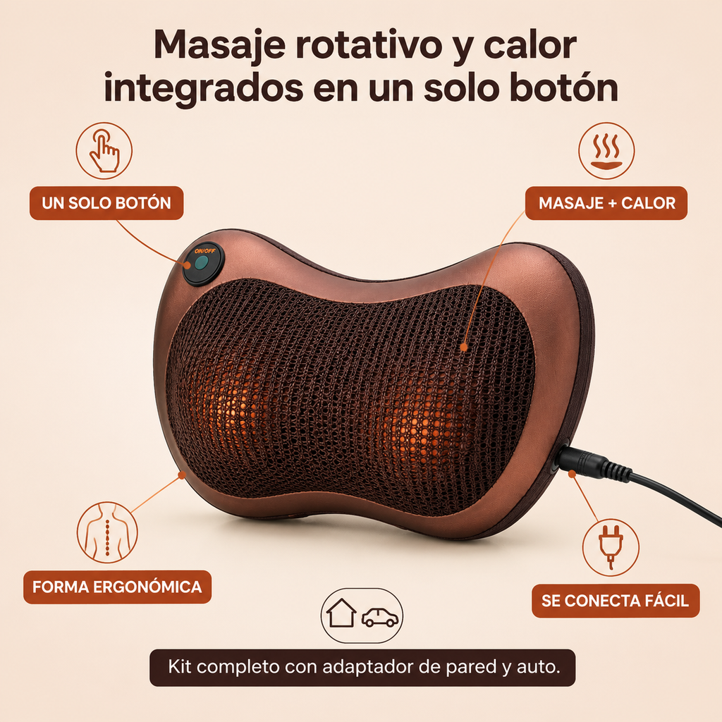 Almohada Electrica De Masaje Car Y Home - id37229 — vista 3