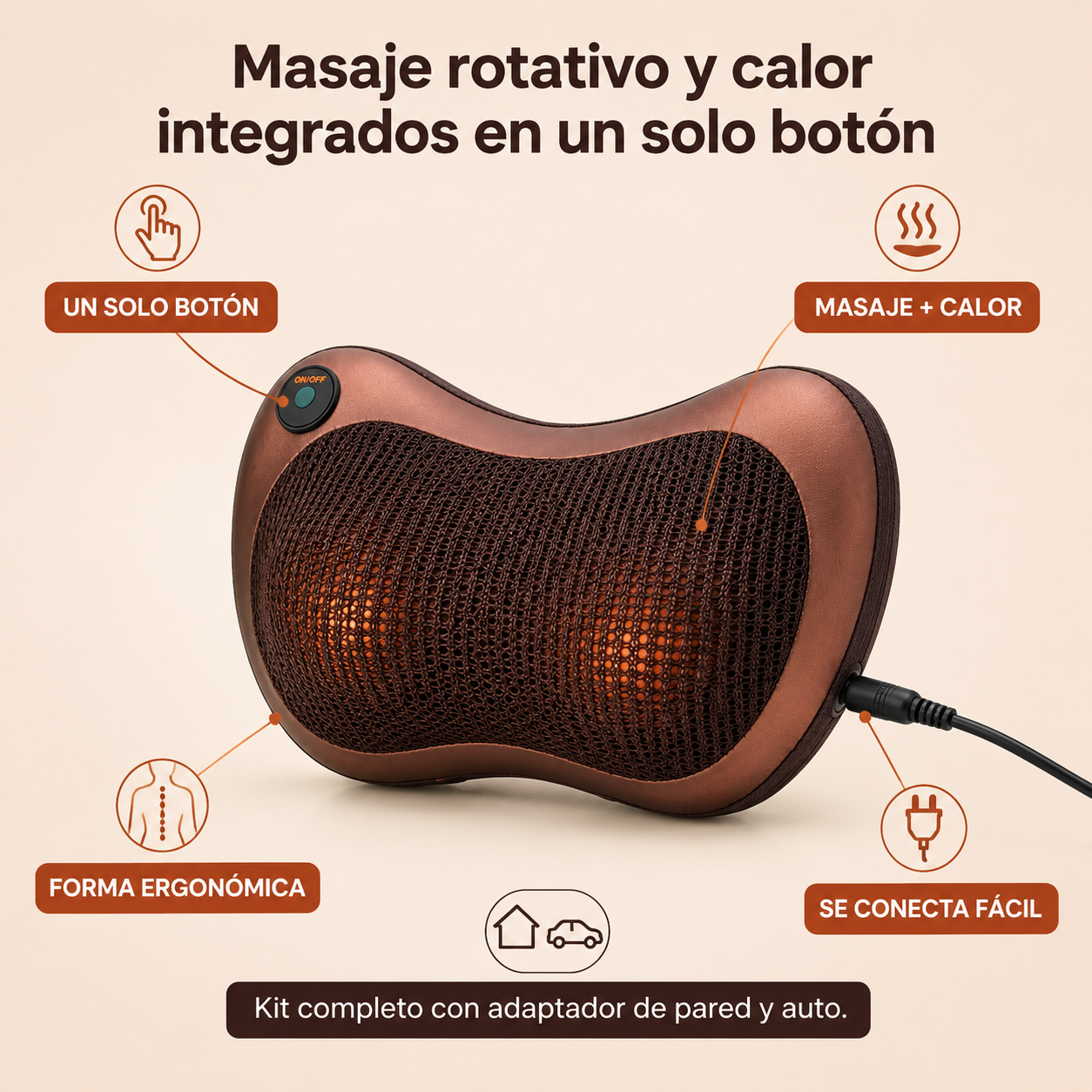 Almohada Electrica De Masaje Car Y Home - id37229 — vista 3