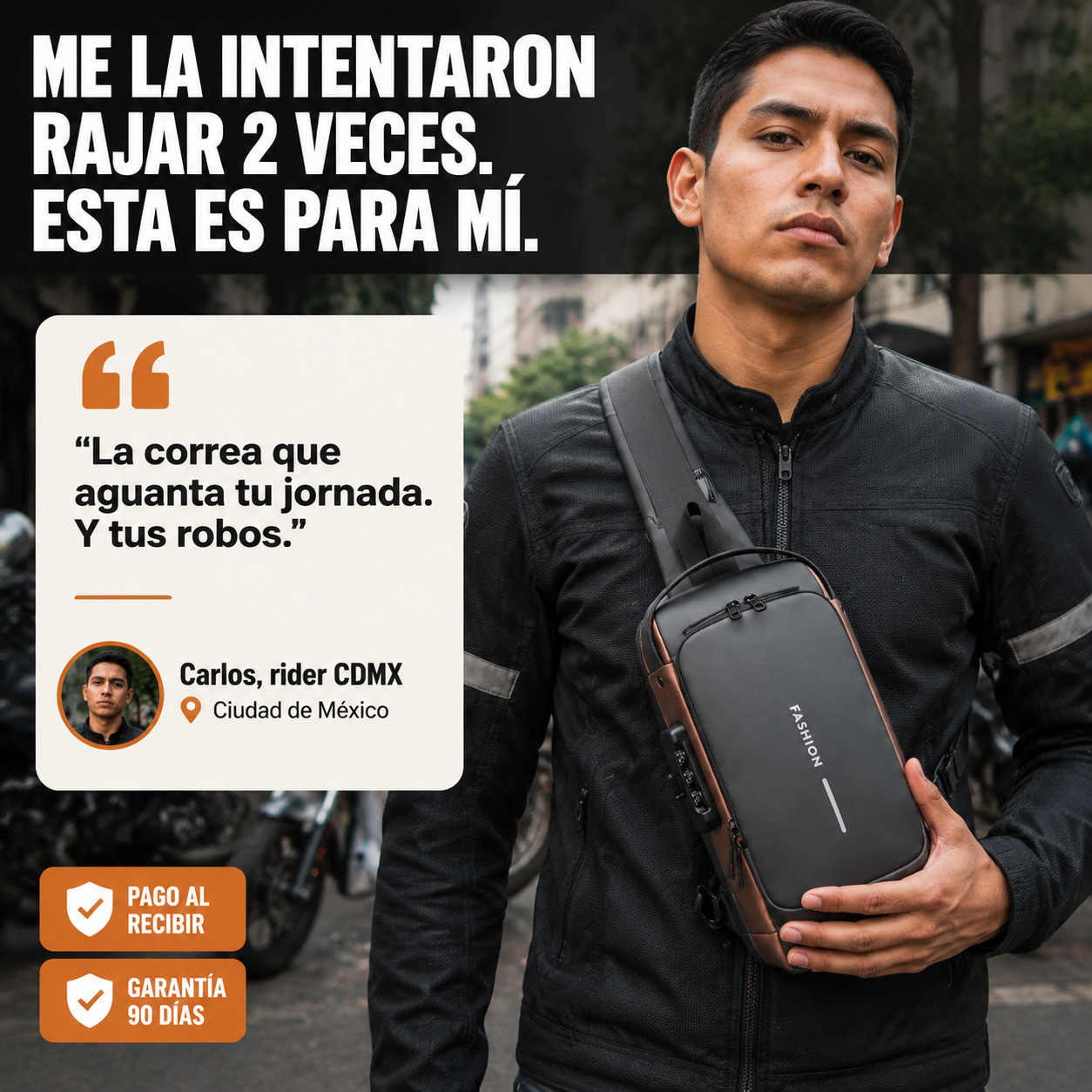 Mochila Antirrobo con USB Impermeable — vista 6