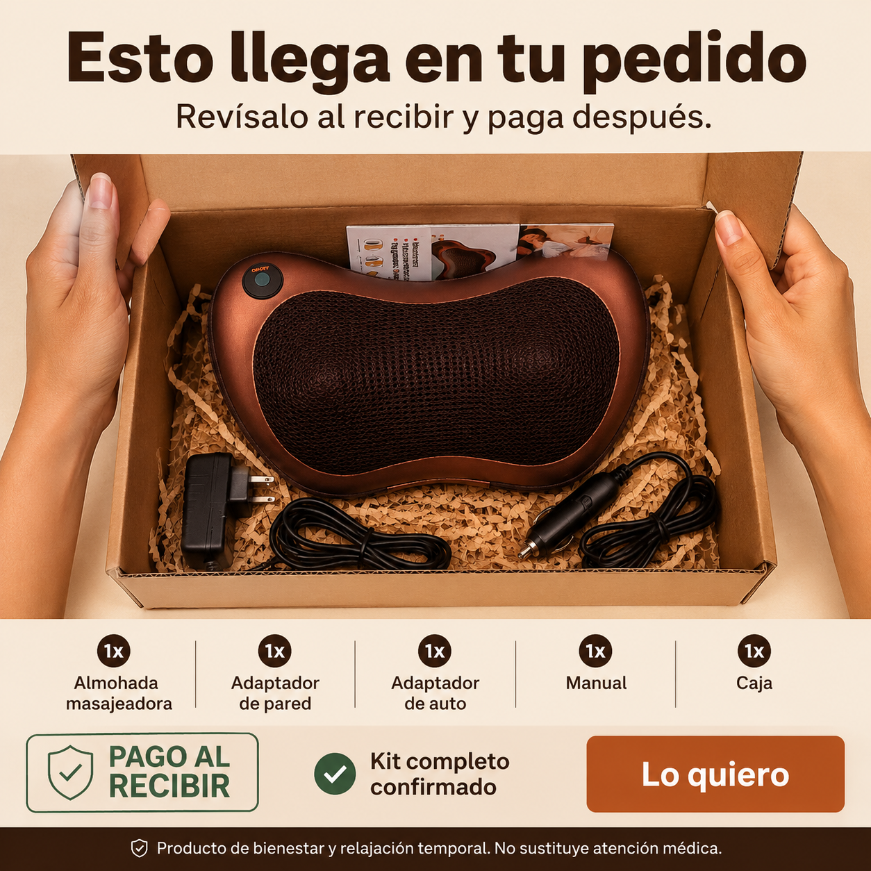 Almohada Electrica De Masaje Car Y Home - id37229 — vista 7